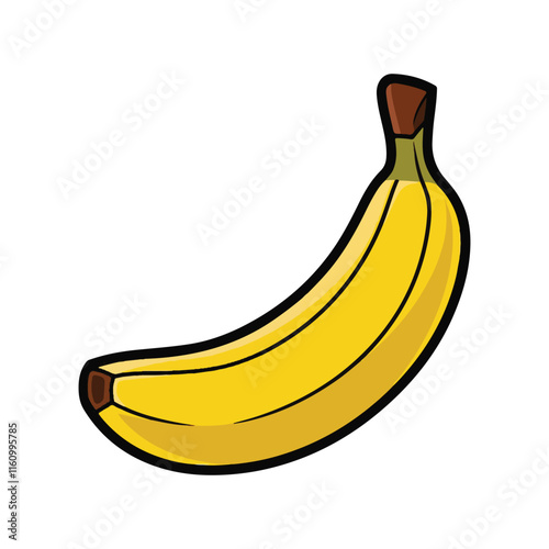 Banana Icon Isolated Vector Illustration