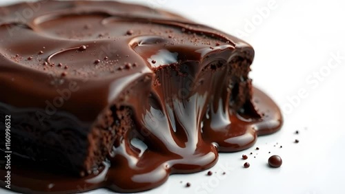 Melting chocolate cake
