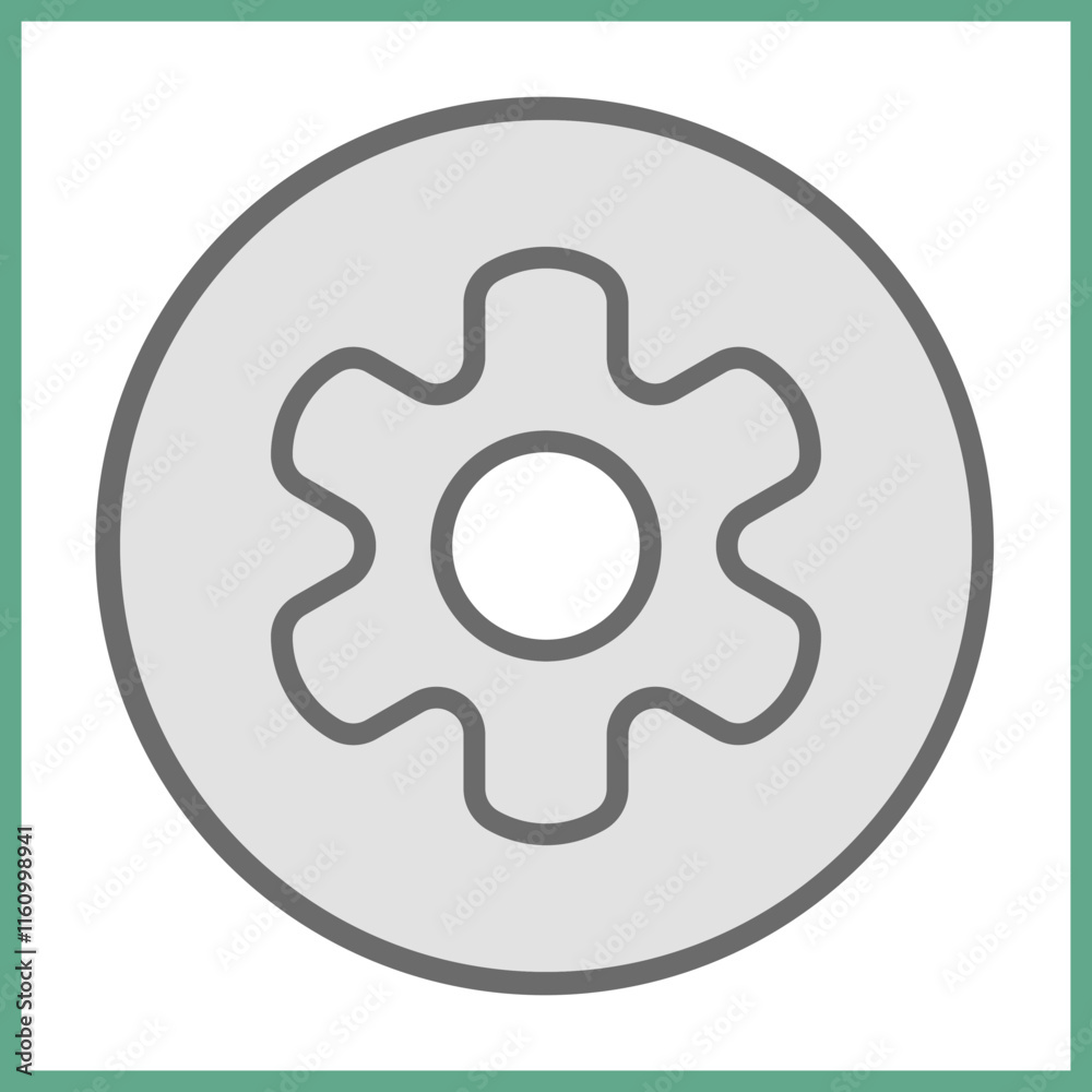 Cogwheel icon design