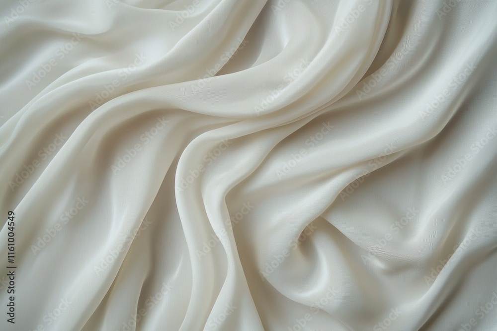 Smooth and Flowing Cream Fabric Texture for Background Use Smooth and Flowing Cream Fabric Texture for Background Use