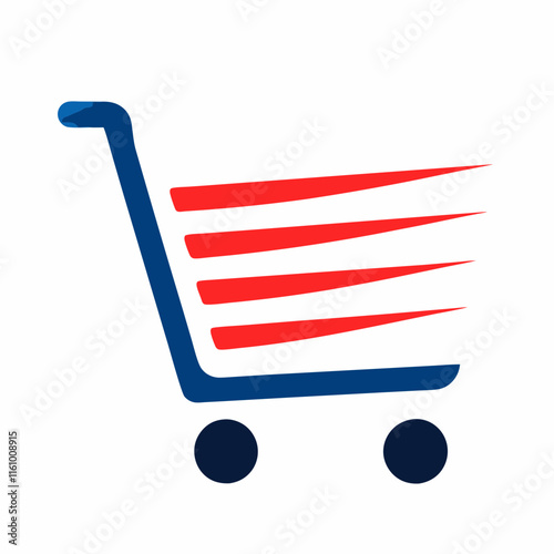 Shopping Cart logo icon Vector Design.