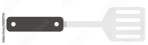 Stylized Spatula Kitchen Utensil Illustration