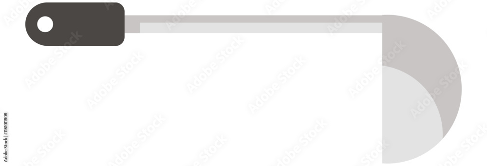 Minimalist Scoop Kitchen Utensil Illustration Minimalist Scoop Kitchen Utensil Illustration