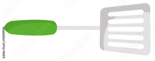 Graphic of Spatula with Green Handle