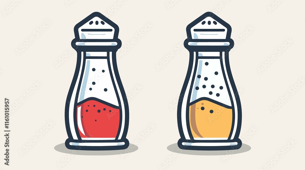Modern Salt and Pepper Shaker Icon for Kitchen Designs Modern Salt and Pepper Shaker Icon for Kitchen Designs