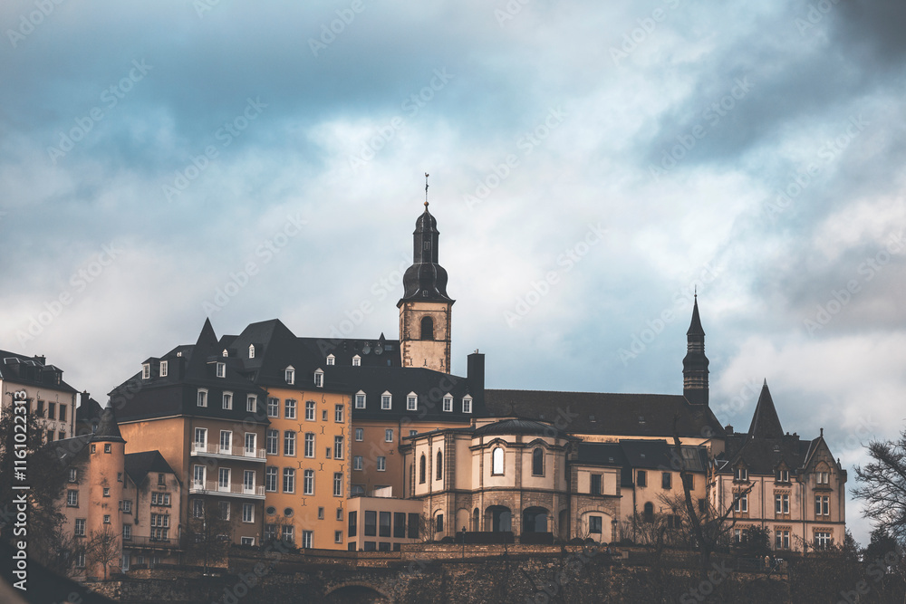 Fototapeta premium old town in luxembourg