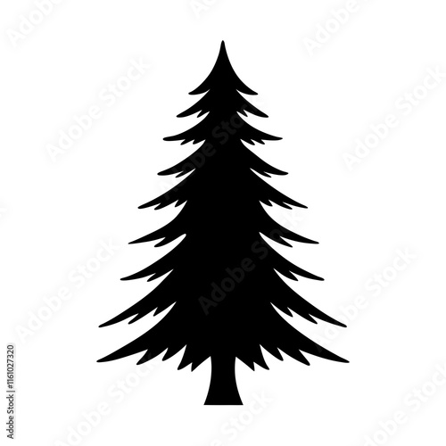 pine tree silhouette