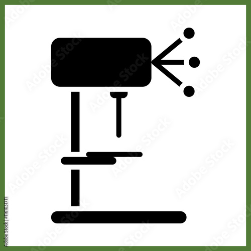 Drill Press icon design