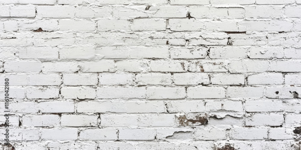 Grunge white brick wall featuring an intriguing encryption stencil print, showcasing the art of encryption through bold design elements and textures on the surface.