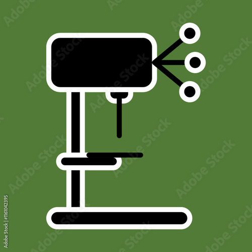 Drill Press icon design