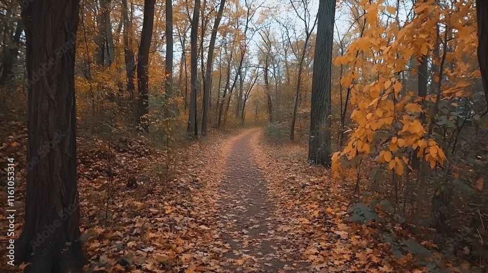Autumn Forest Path: A picturesque path winds through a canopy of golden leaves, inviting exploration and tranquility. The soft light filters through the trees, creating a sense of peace and serenity. Autumn Forest Path: A picturesque path winds through a canopy of golden leaves, inviting exploration and tranquility. The soft light filters through the trees, creating a sense of peace and serenity.