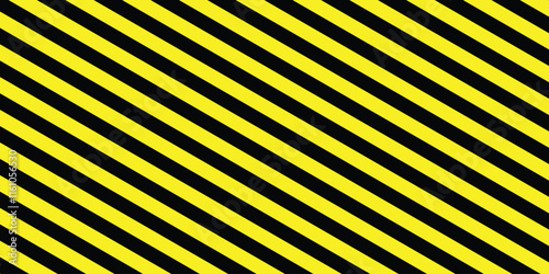 Warning Strips vector illustration, warning striped background, yellow and black stripes on the diagonal, danger vector template