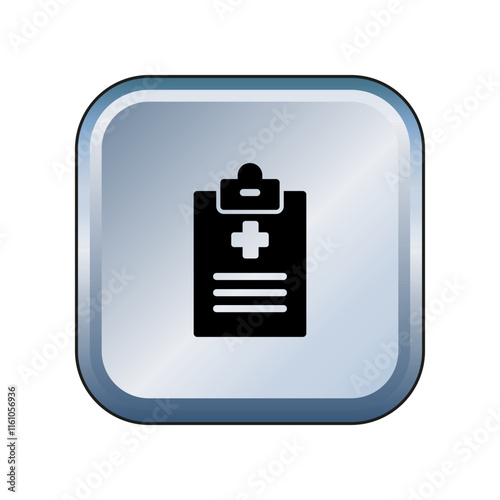 Medical Report icon template