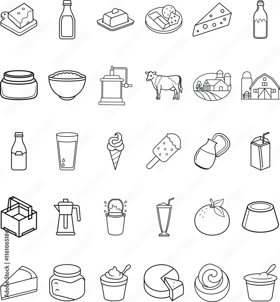 Dairy Products, Farm to Table Cheese, Milk, Yogurt, Ice Cream Dairy Products, Farm to Table Cheese, Milk, Yogurt, Ice Cream
