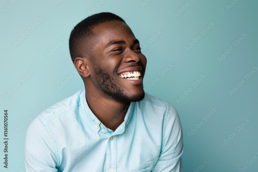 Happy man laughing, relaxed atmosphere. Happy man laughing, relaxed atmosphere.