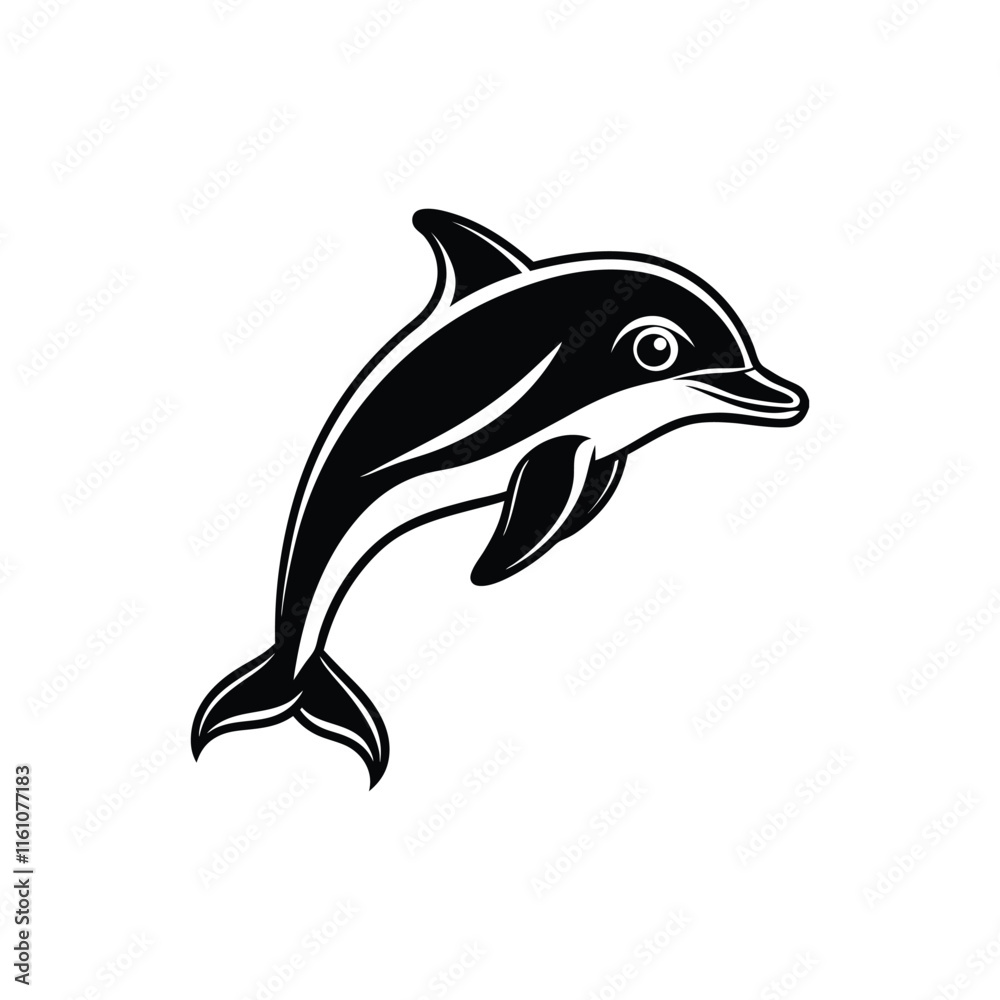 Obraz premium Dolphin svg