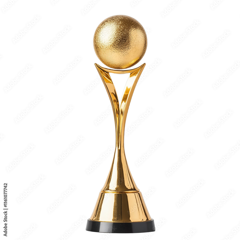 Golden Trophy Isolated On Transparent Background, perfect for award designs, victory celebrations, and sports themed projects Golden Trophy Isolated On Transparent Background, perfect for award designs, victory celebrations, and sports themed projects
