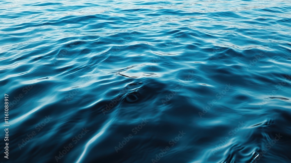Tranquil Blue Water Surface with Gentle Ripples and Calm Ocean Breeze Tranquil Blue Water Surface with Gentle Ripples and Calm Ocean Breeze
