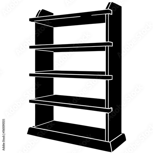 shelves isolated