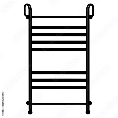 black and white hangers