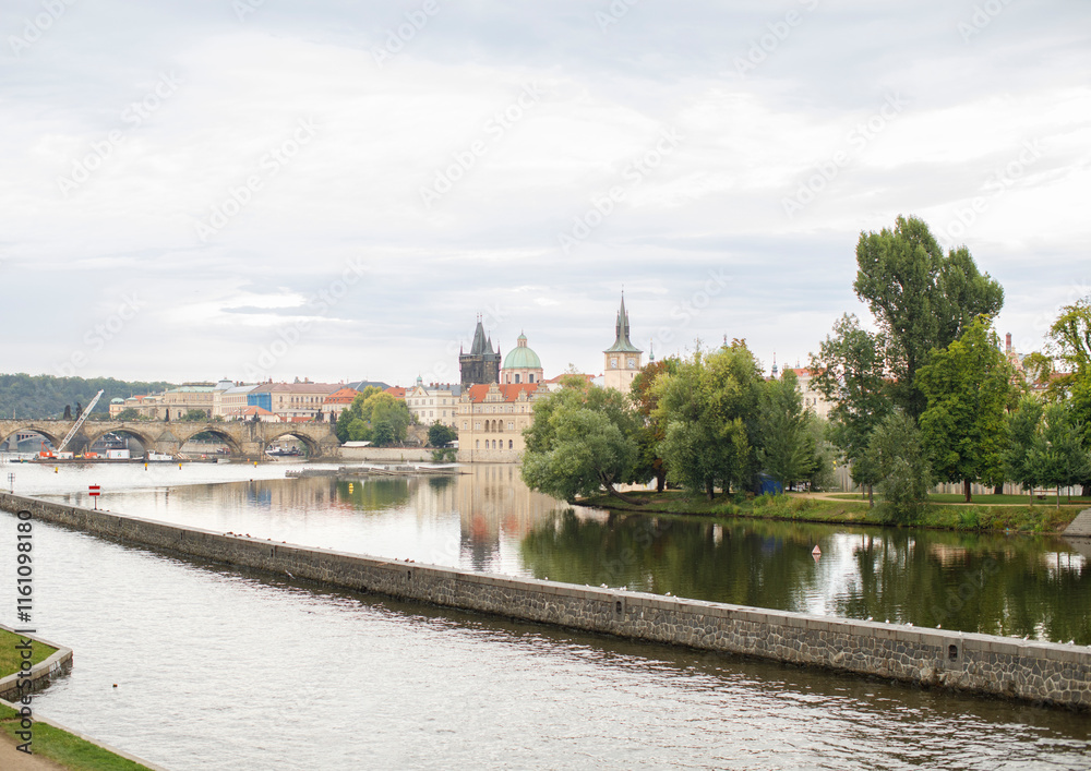 Naklejka premium view of prague, the republic of the republic