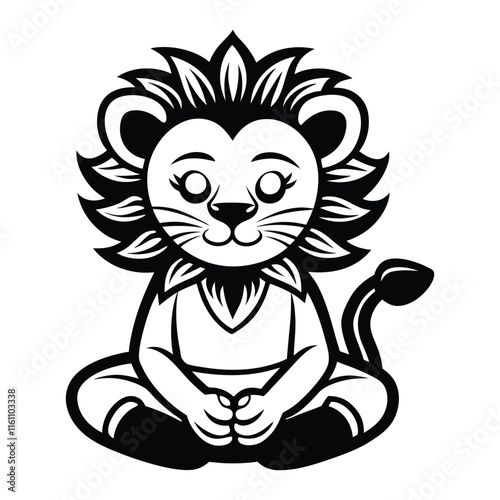 lion svg photo