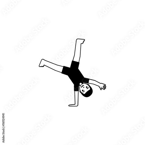 Cartwheeling Figure
