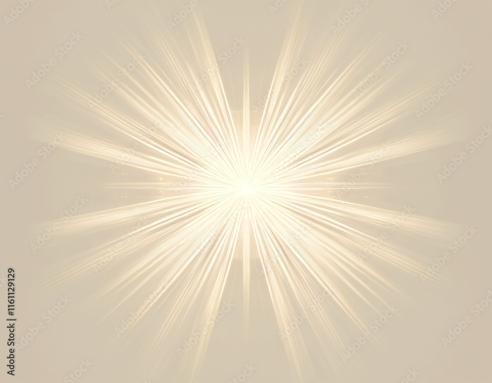 Obraz premium Golden Light Burst