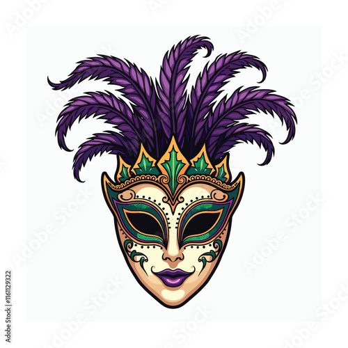 Mardi Gras Concept Vector Illustration