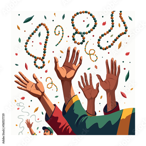 Wallpaper Mural Mardi Gras Concept Vector Illustration Torontodigital.ca