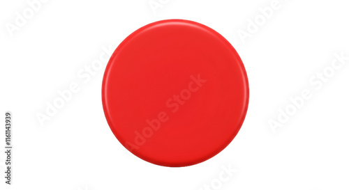 red circle isolated on white