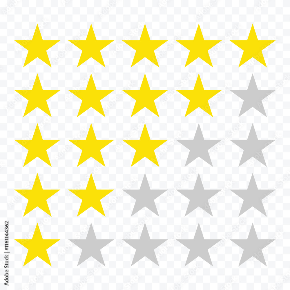 Customer product review icon. Rating stars badges. Feedback or review. Five stars icon. 5 star rating icon. Set of rating stars in different styles. Customer product review icon. Rating stars badges. Feedback or review. Five stars icon. 5 star rating icon. Set of rating stars in different styles.