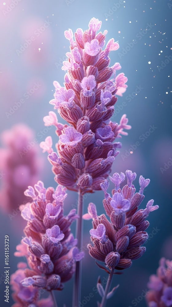 Serene Lavender Bloom in Soft Light Serene Lavender Bloom in Soft Light