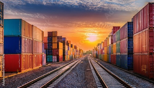 cargo freight train