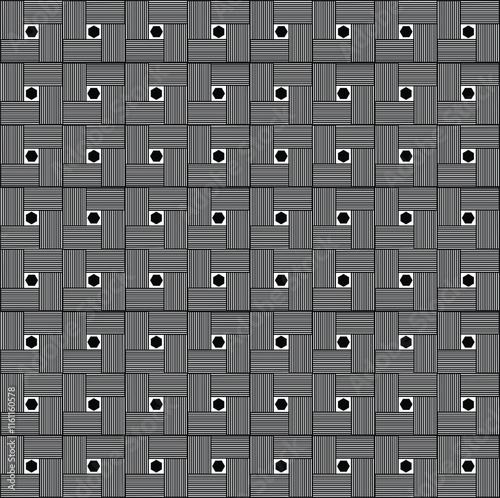 Modern Minimalist Geometric Seamless Pattern with Subtle Grid Texture

