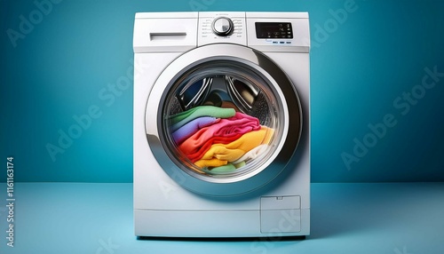 washing machine and laundry photo