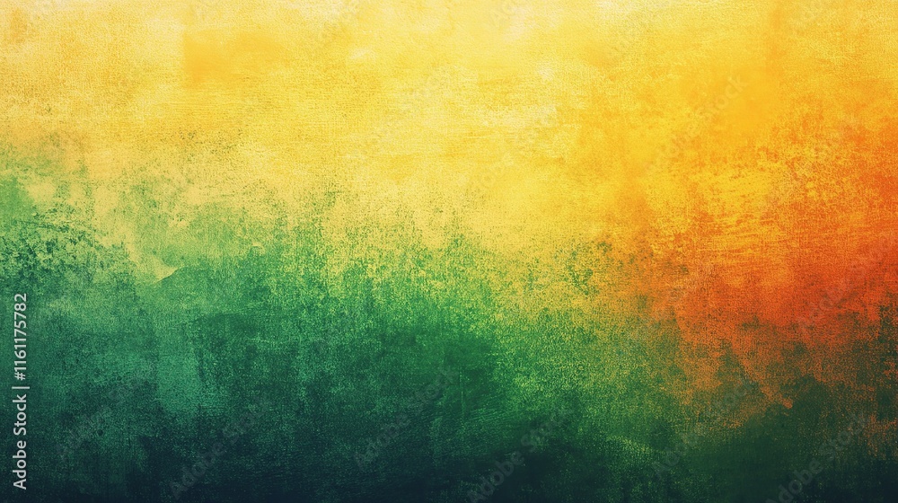 Obraz premium Vibrant Green and Gold Abstract Texture 