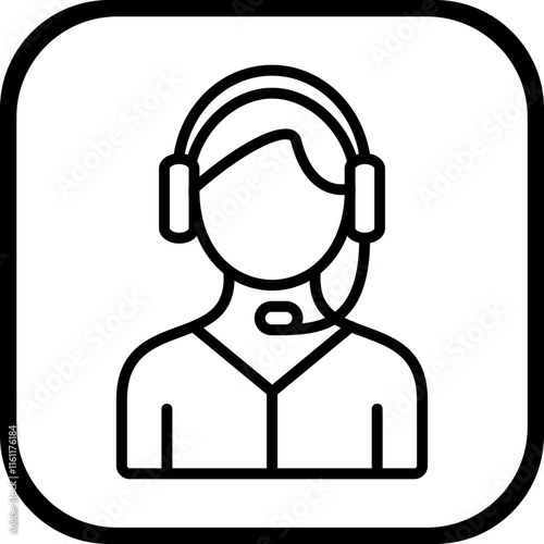 Customer service vector icon