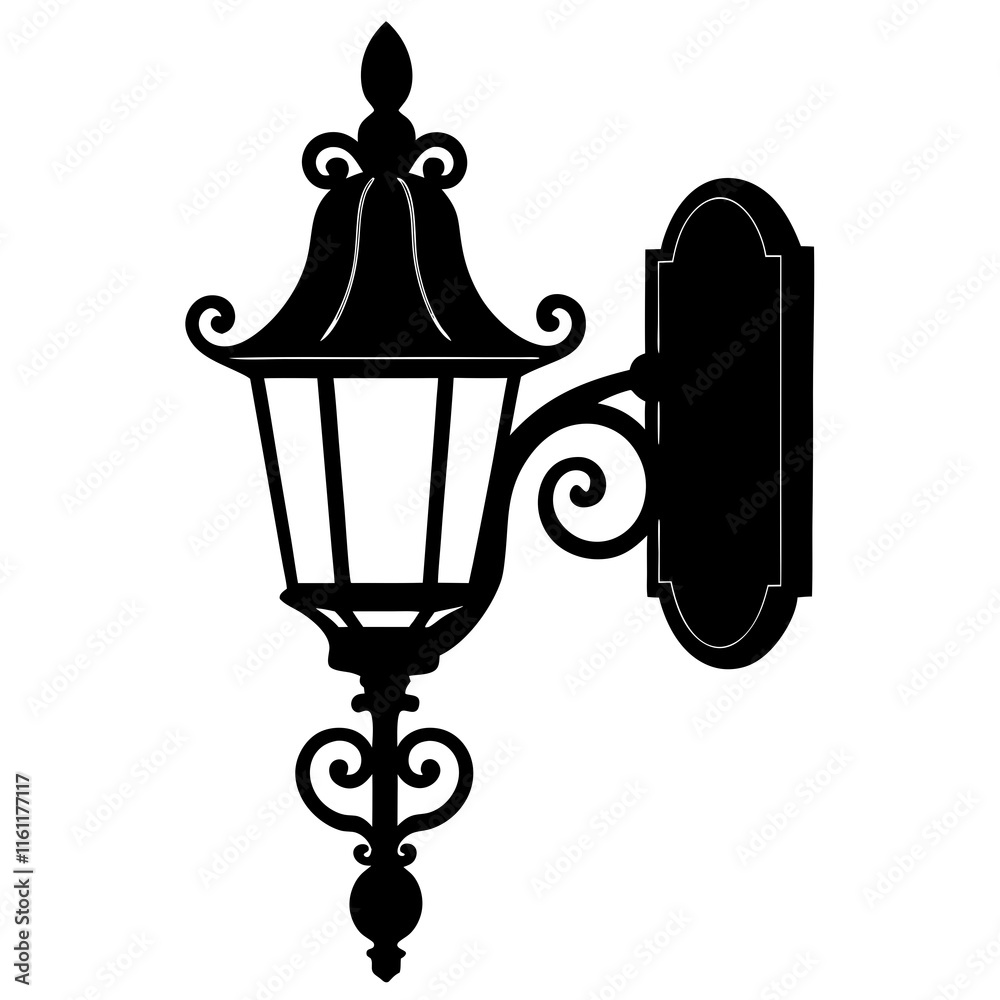 vintage street lamp
