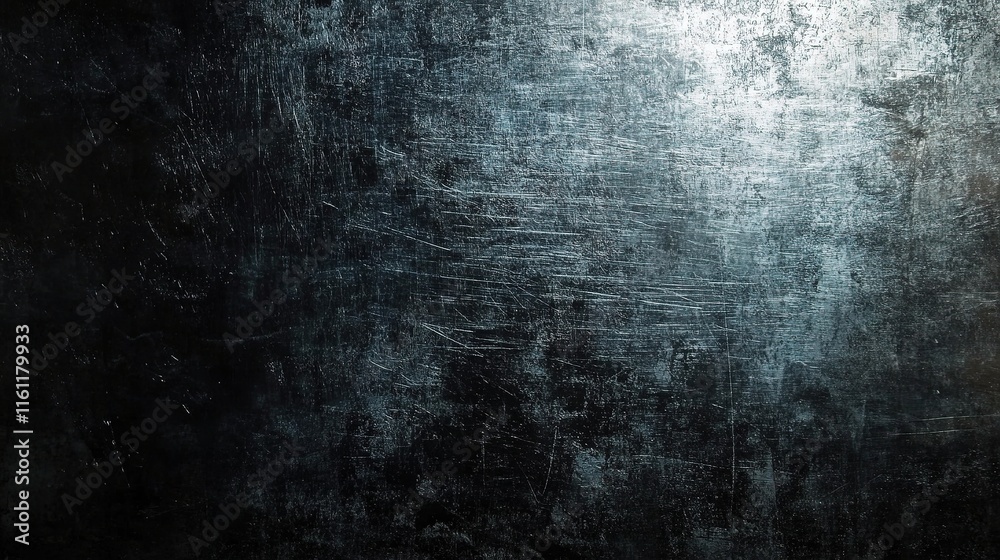 Obraz premium Dark Brushed Metal Background with Polished Gray Textures