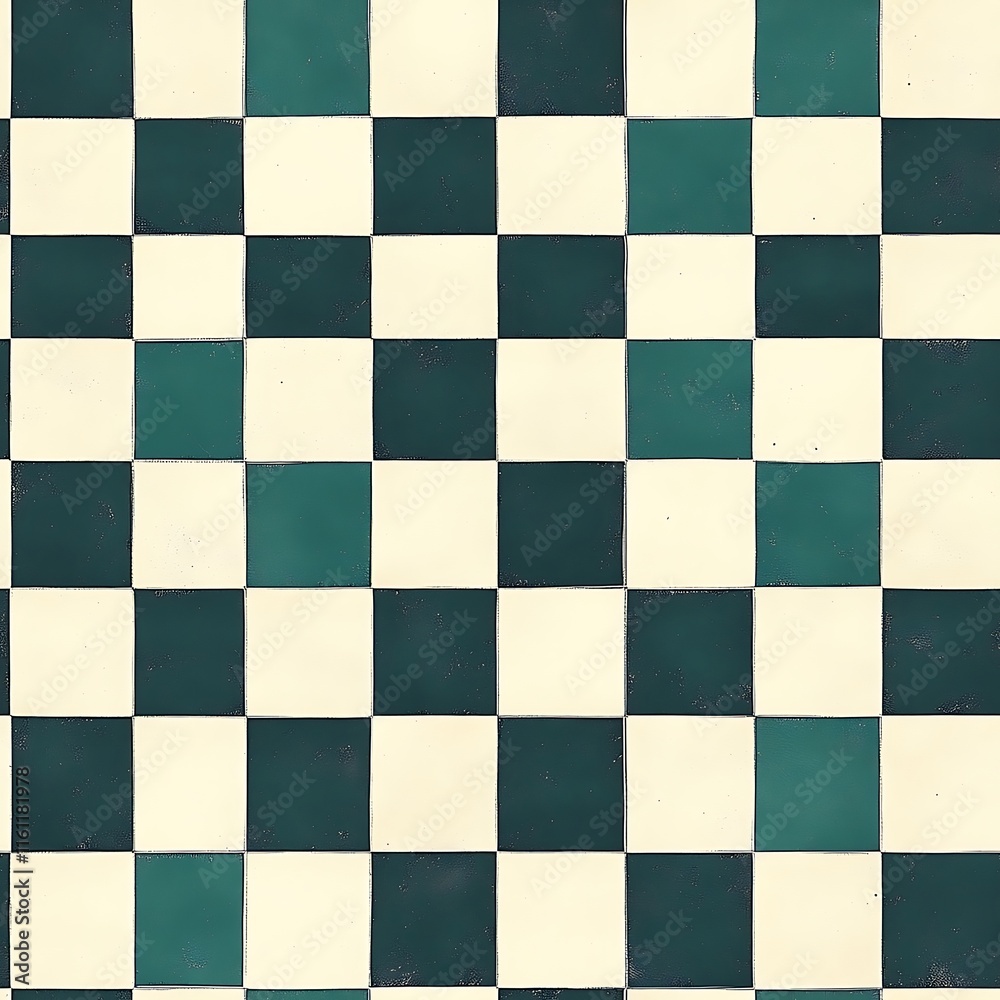 High Contrast Symmetrical Checkerboard Design in Earthy Tones High Contrast Symmetrical Checkerboard Design in Earthy Tones