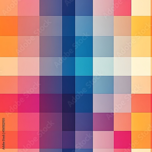 Modern Gradient Checkerboard Pattern in Vector Style for Design Use