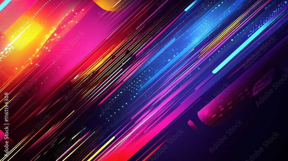 Vibrant Abstract Technology Background for Business and Innovation Vibrant Abstract Technology Background for Business and Innovation