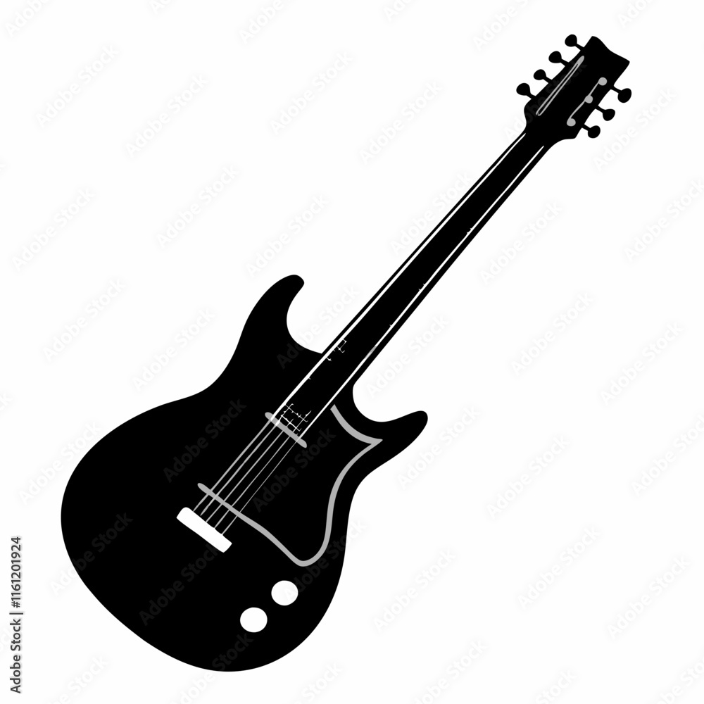 Obraz premium guitar isolated on white