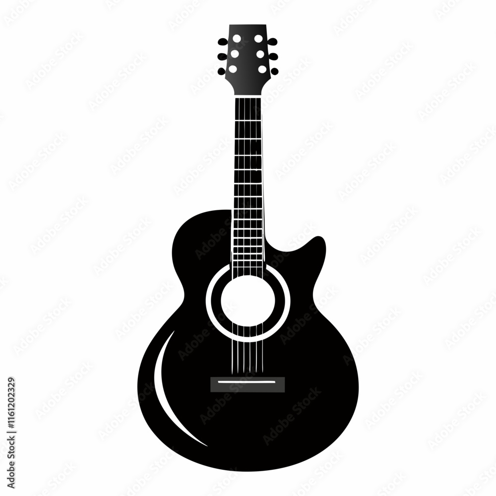Obraz premium guitar isolated on white