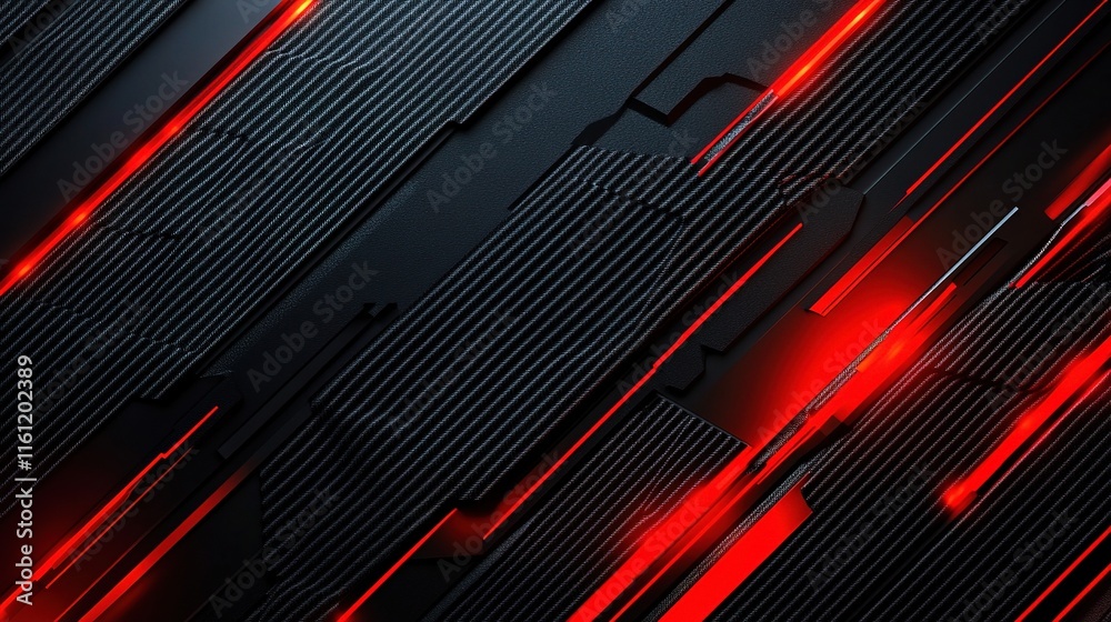 Fototapeta premium Sleek Carbon Fiber Background with High-Tech Texture Patterns