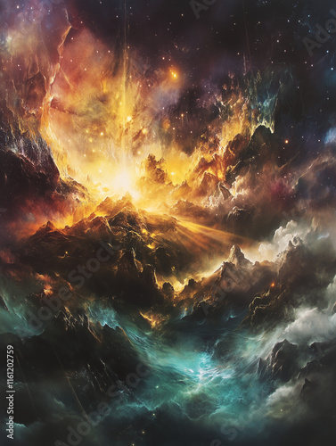 nebula in space