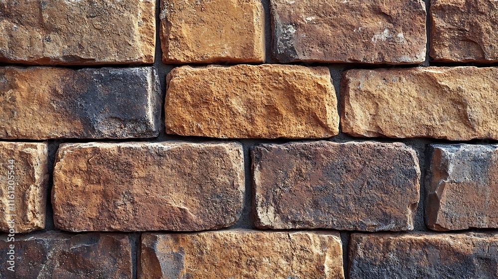 Textured arrangement of rustic bricks capturing the essence of earthy tones and timeless craftsmanship Textured arrangement of rustic bricks capturing the essence of earthy tones and timeless craftsmanship