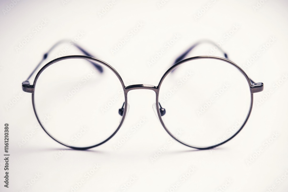 A pair of glasses resting on a table, possibly awaiting use or repair A pair of glasses resting on a table, possibly awaiting use or repair