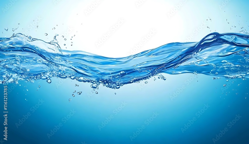 Water vector background with blue water waves, songkran background Water vector background with blue water waves, songkran background